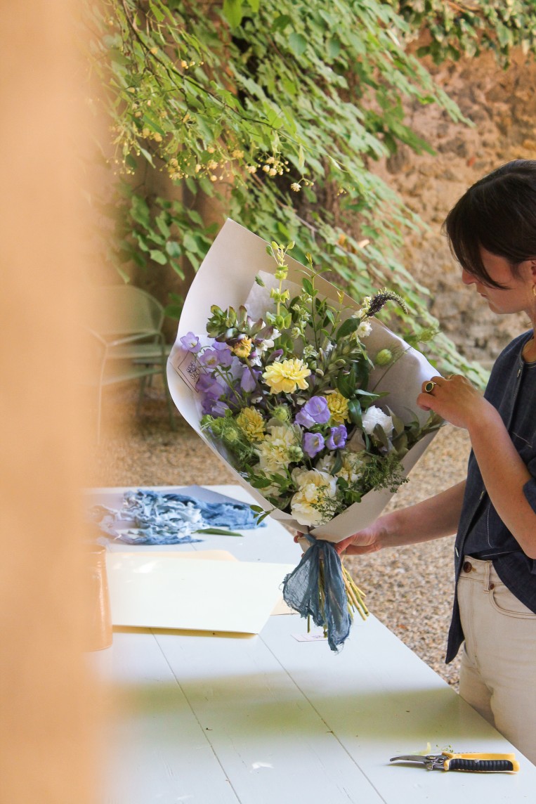 Atelier bouquets de fleurs avec Atelier Nu